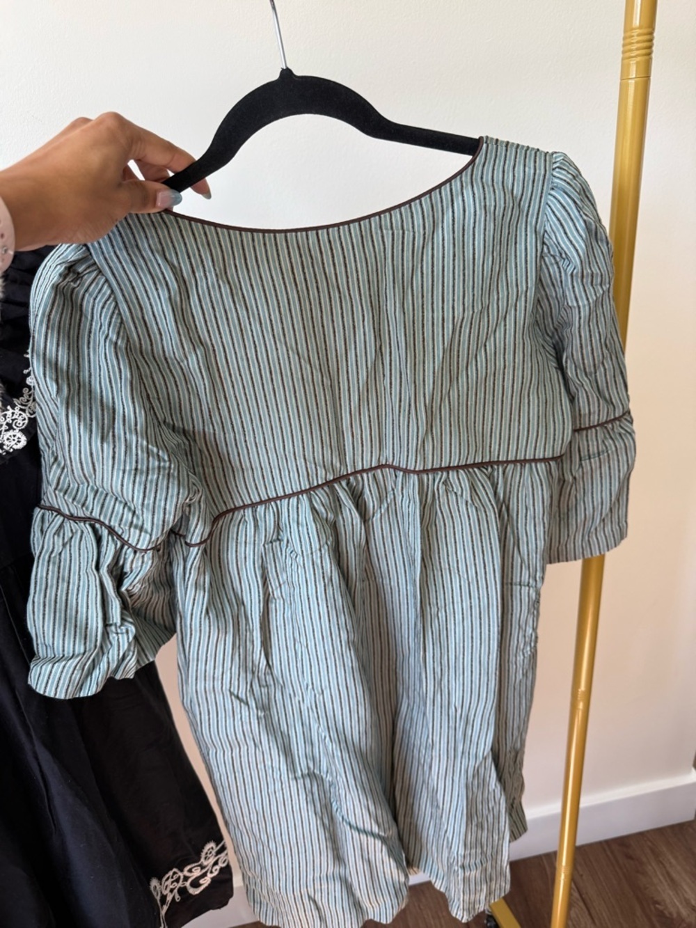 Vintage Betsey Johnson Striped Swing Dress Size 6 - Picture 8 of 10